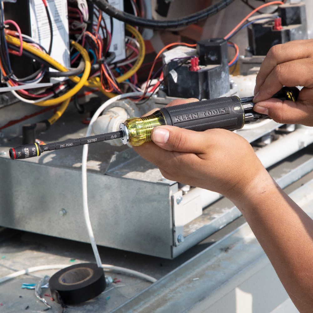 KLEIN TOOLS HVAC Adjustable Length Screwdriver 60KN7632304 Grainger