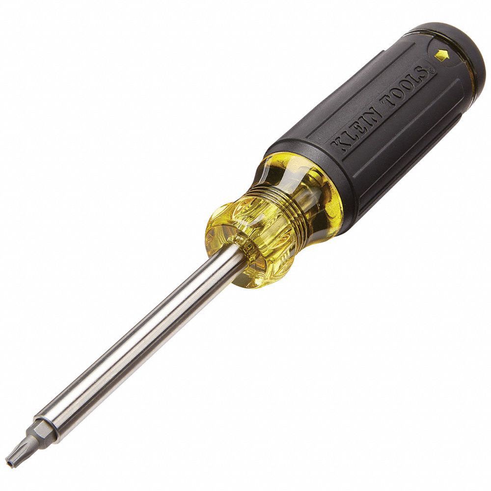 MULTI-BIT SCREWDRIVER, SPANNER/TAMPER RESISTANT HEX/TAMPER RESISTANT TORX/TORQ-SET TIP