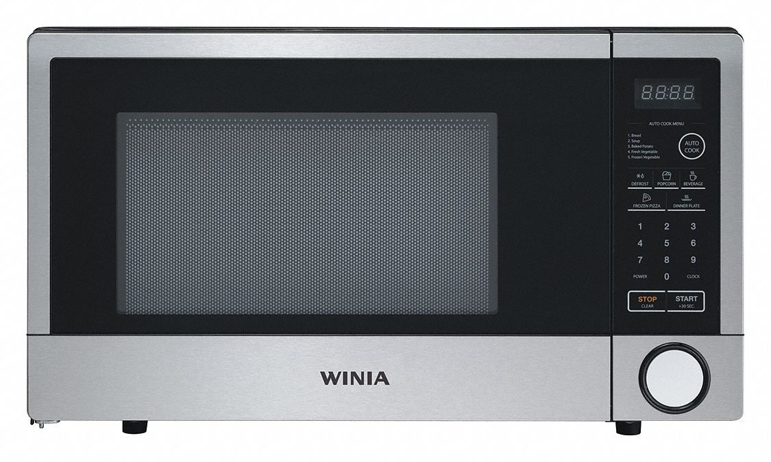 WINIA, Stainless Steel, 1.1 cu ft Oven Capacity, Microwave 60KR08GGS