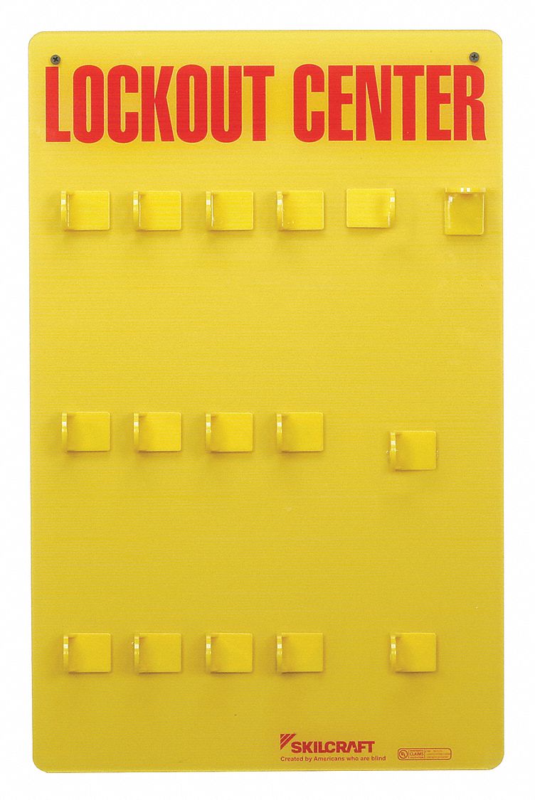 Lock Station 12: Lockout Station, No Padlocks, Lockout Station, Lockout Board