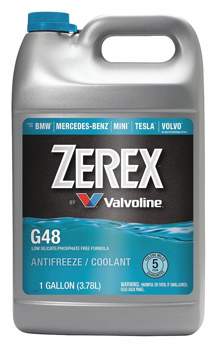 Ugrant ZEREX, Concentrated, 1 gal Container Size, G-48 Antifreeze