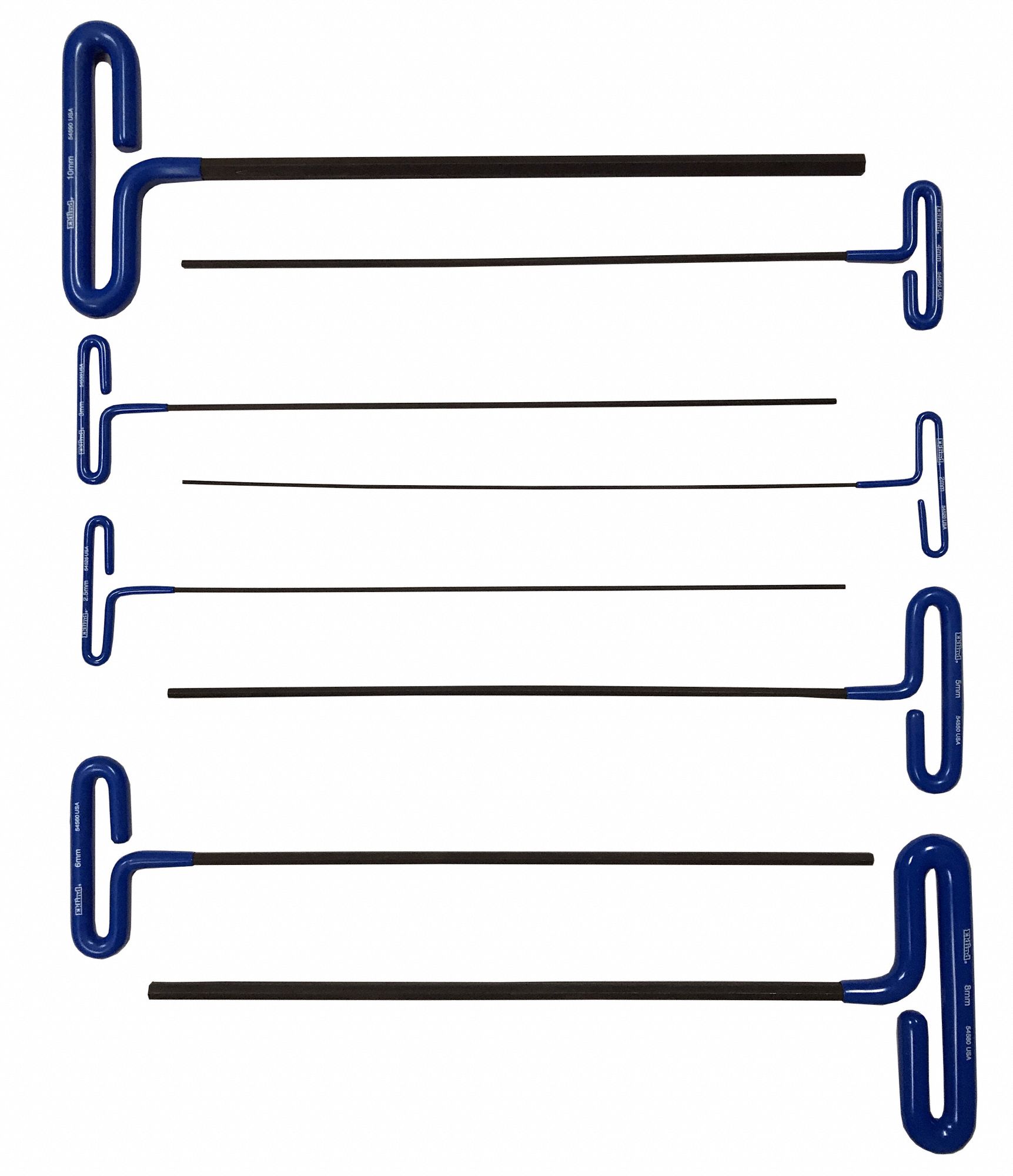 Hex Key Set, MM, 8 Pieces, 12", with Pouch