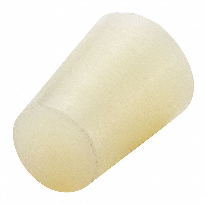 Extra-Long Ultrabake Plug: Silicone, For 0.562 in to 0.75 in Hole, Clear, 1 in Overall Lg, 250 PK