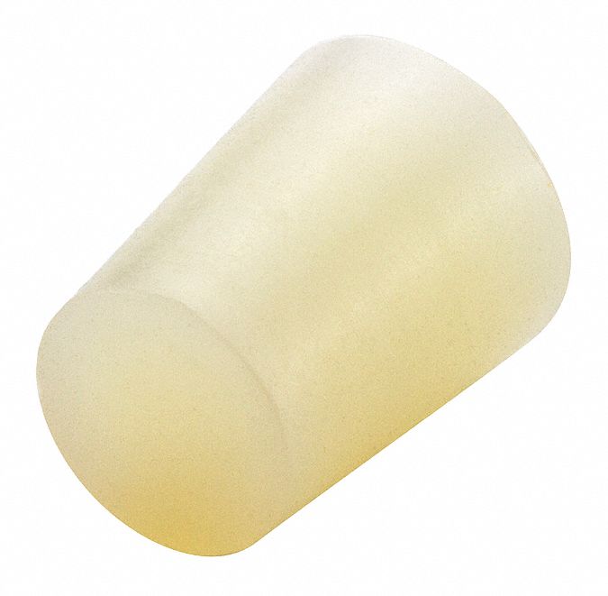 Extra-Long Ultrabake Plug: Silicone, For 0.625 in to 0.8 in Hole, Clear, 1 in Overall Lg, 250 PK