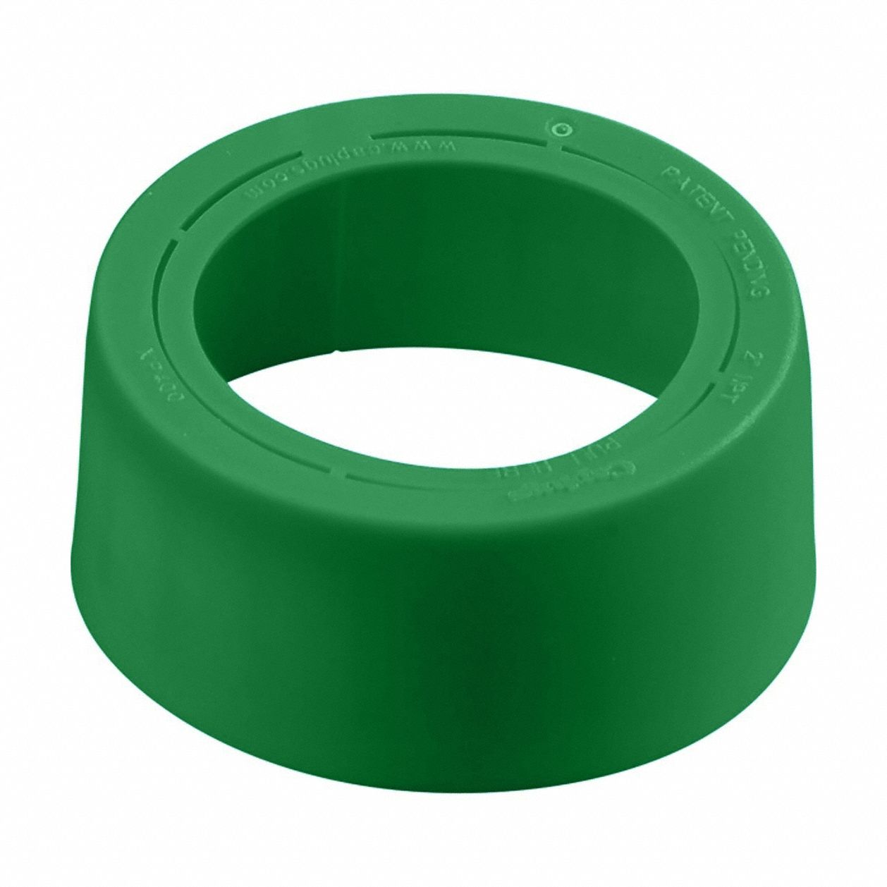 OPEN END THREAD PROTEC: LDPE, Green, 0.78 in Inside Lg, For 3/4" Thread, Open End, 3, 500