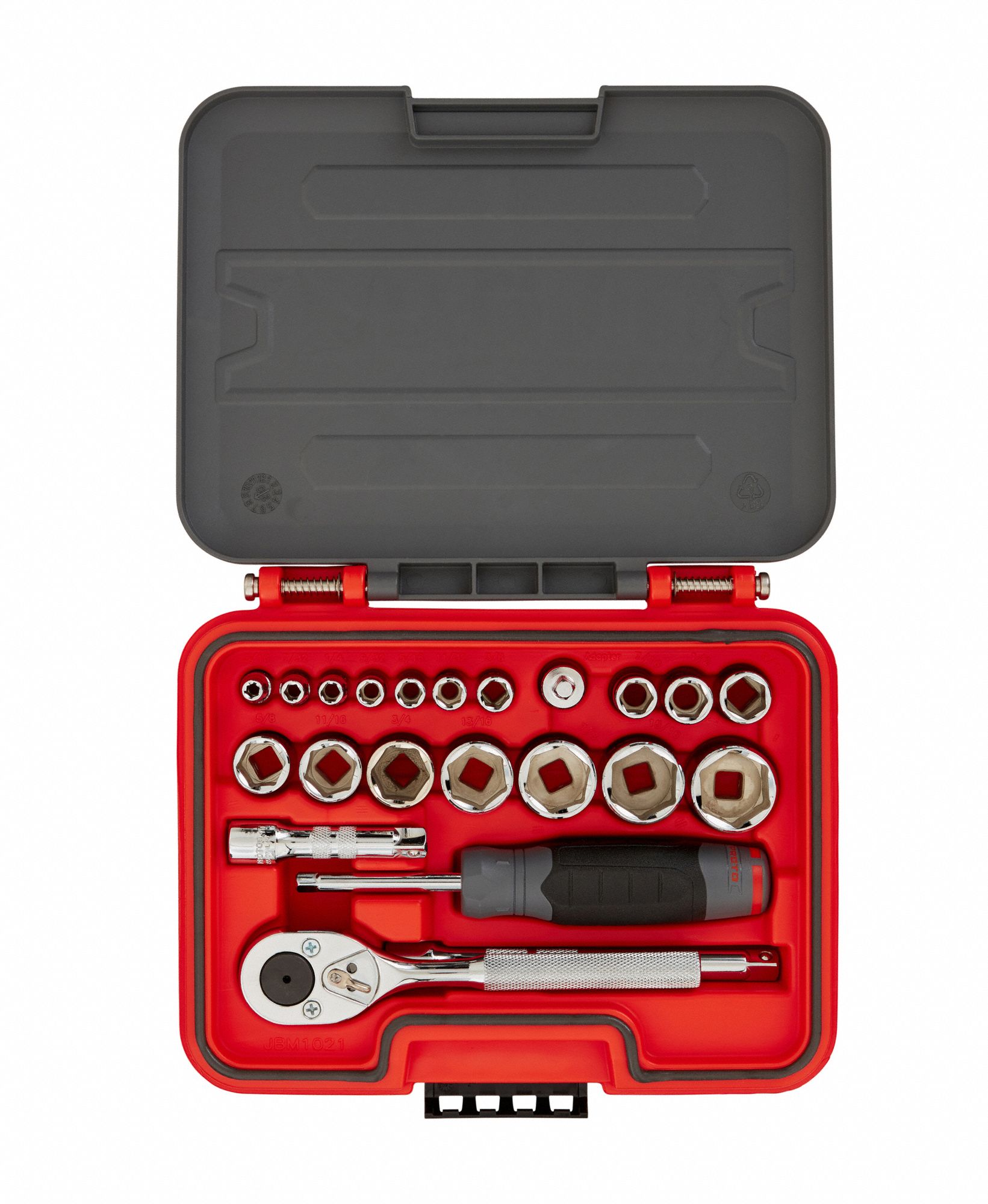 PROTO, 1/4 in_3/8 in Drive Size, 22 Pieces, Socket Set - 60MK79|J47122S ...