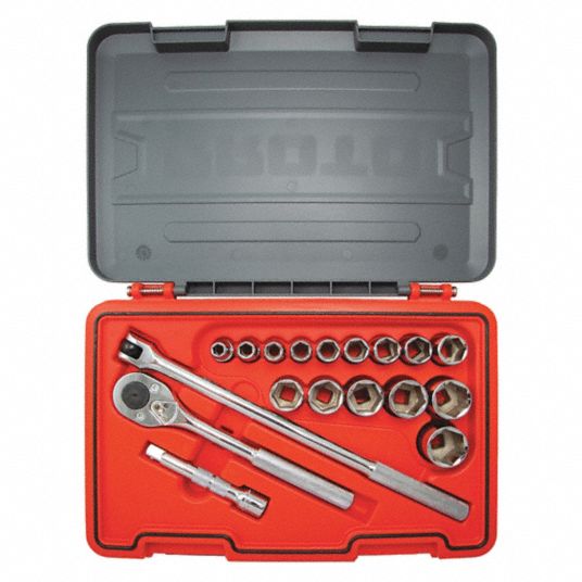 Proto Allen Socket Set 4968PB with Case 1/8-5/8 SAE Standard Hex Set –  Piddle Crick Hill Mercantile