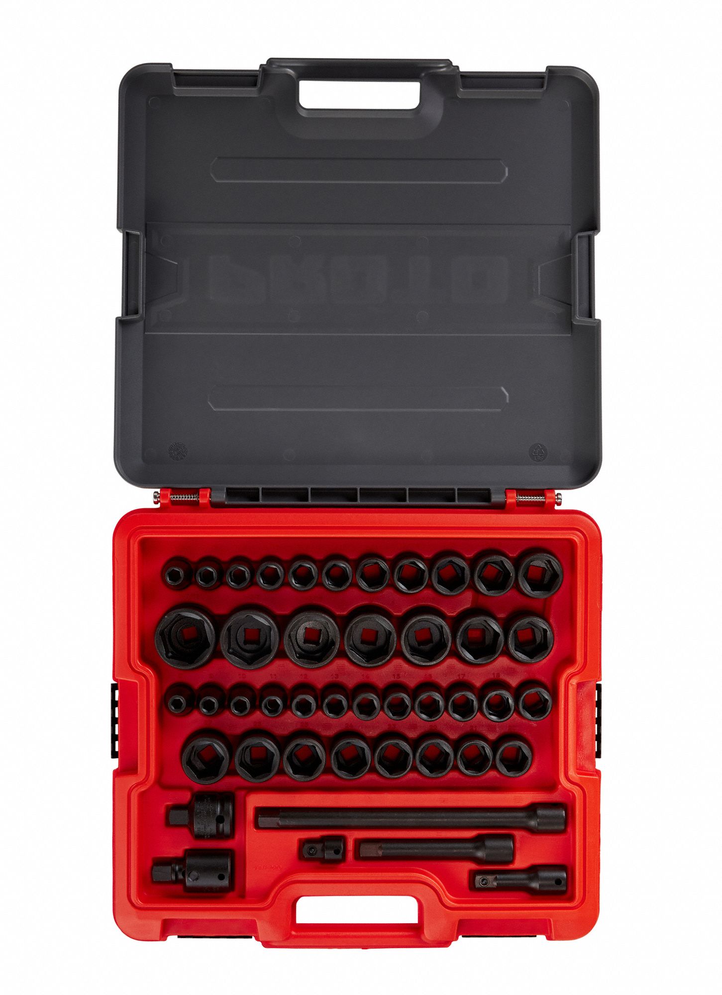 SOCKET SET,1/2IN DRIVE,44 PCS,SAE/METRIC