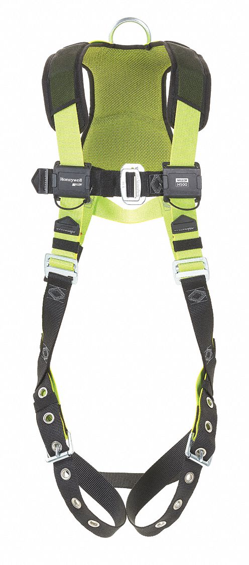 HARNESS, FALL PROTECTION, QUICK-CONNECT, 420 LB, YELLOW, SZ S/M, STEEL W WEBBING
