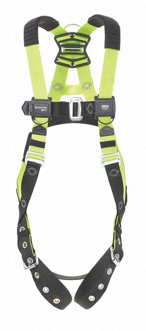 HONEYWELL MILLER FULL BODY HARNESS, VEST, MATING/TONGUE, MATING, L/XL,  PADDED, STEEL - Safety Harnesses - MLRP950-4/UGN