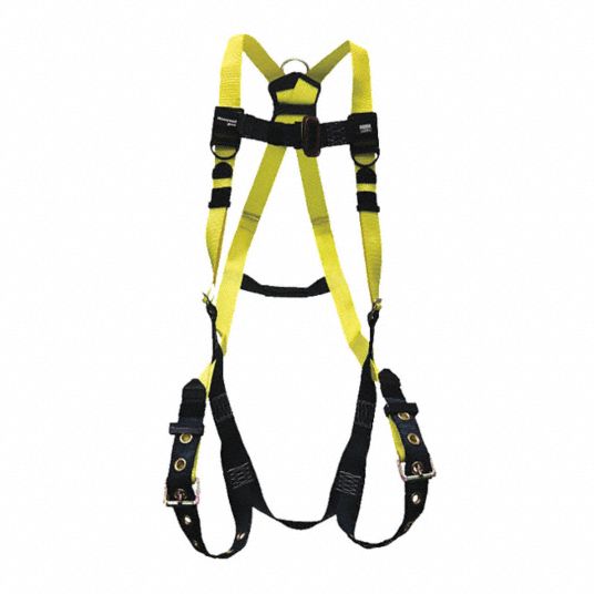 HONEYWELL MILLER Safety Harness, 420 lb, Yellow - L/XL - 60MM10 ...