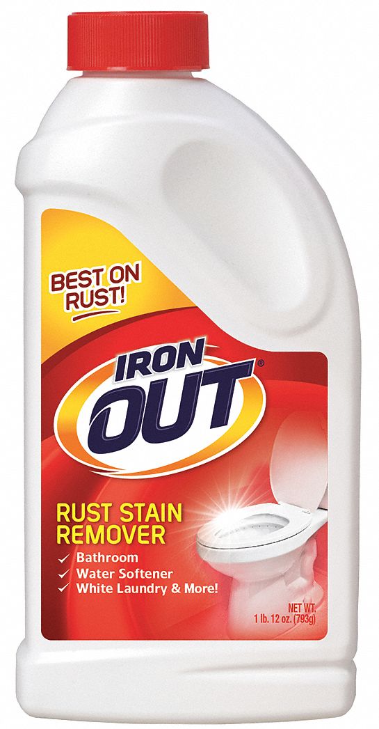 Rust Stain Remover: Bottle, 28 oz Container Size, Ready to Use, Powder, 24 oz Net Wt, 6 PK