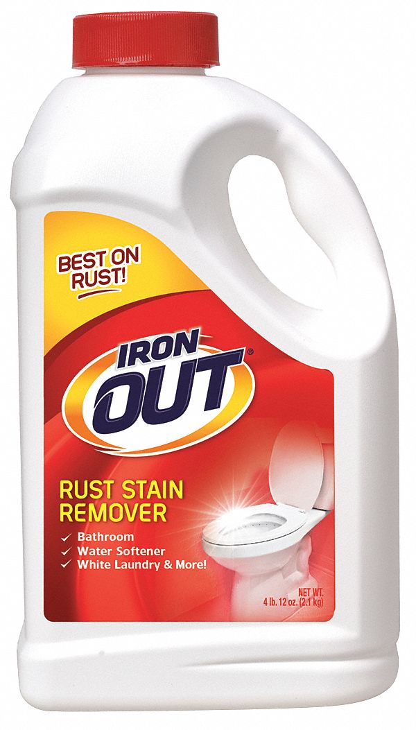 Rust Stain Remover: Bottle, 76 oz Container Size, Ready to Use, Powder, 6 PK