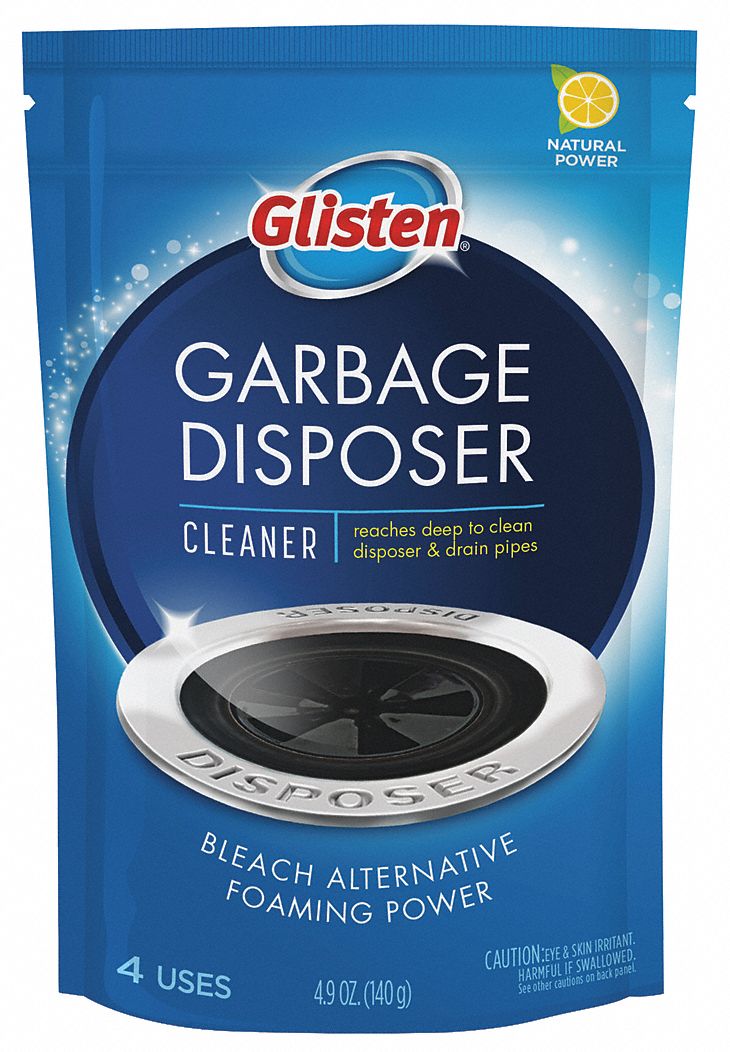 Garbage Disposal Cleaner: Bag, 4 ct, Powder, Unscented, 6 PK
