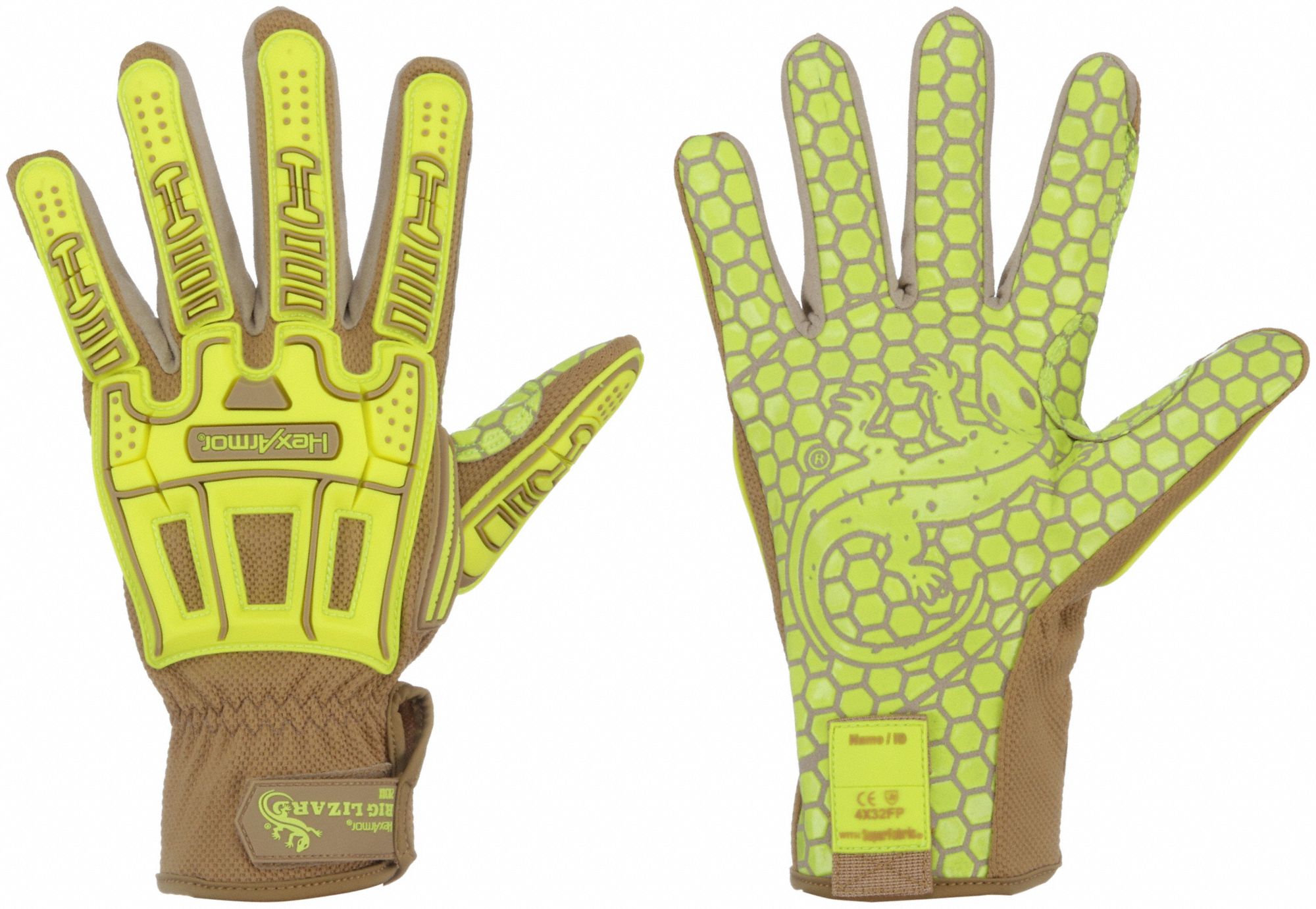 SAFETY GLOVES, S, 10 IN, HOOK/LOOP WRIST, SUPERFABRIC LINING/SYNTHETIC LEATHER PALM