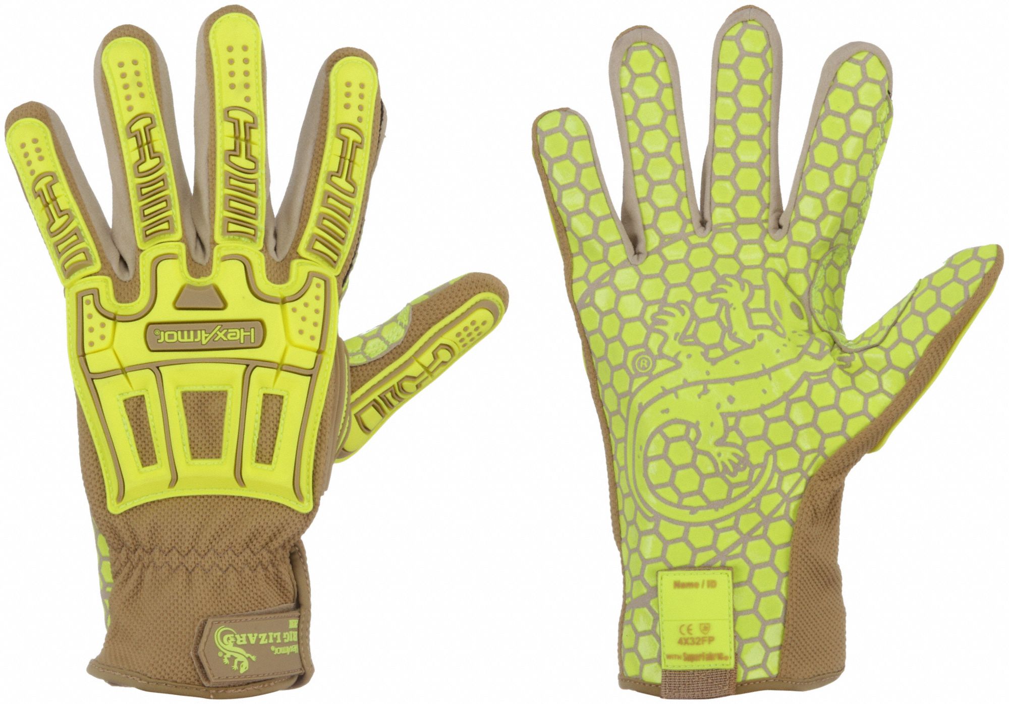 GANTS DE GRÉEUR MÉCANIQUE,3TG(12),CUIR SYNTHÉTIQUE AVEC POIGNÉE EN SILICONE