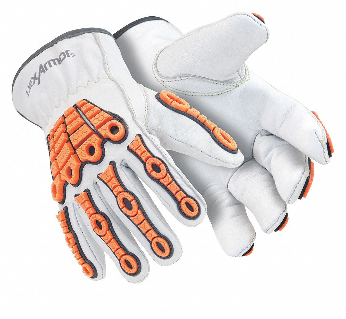 HEXARMOR Leather Gloves 4XL ( 13 ), Drivers Glove, Full Leather