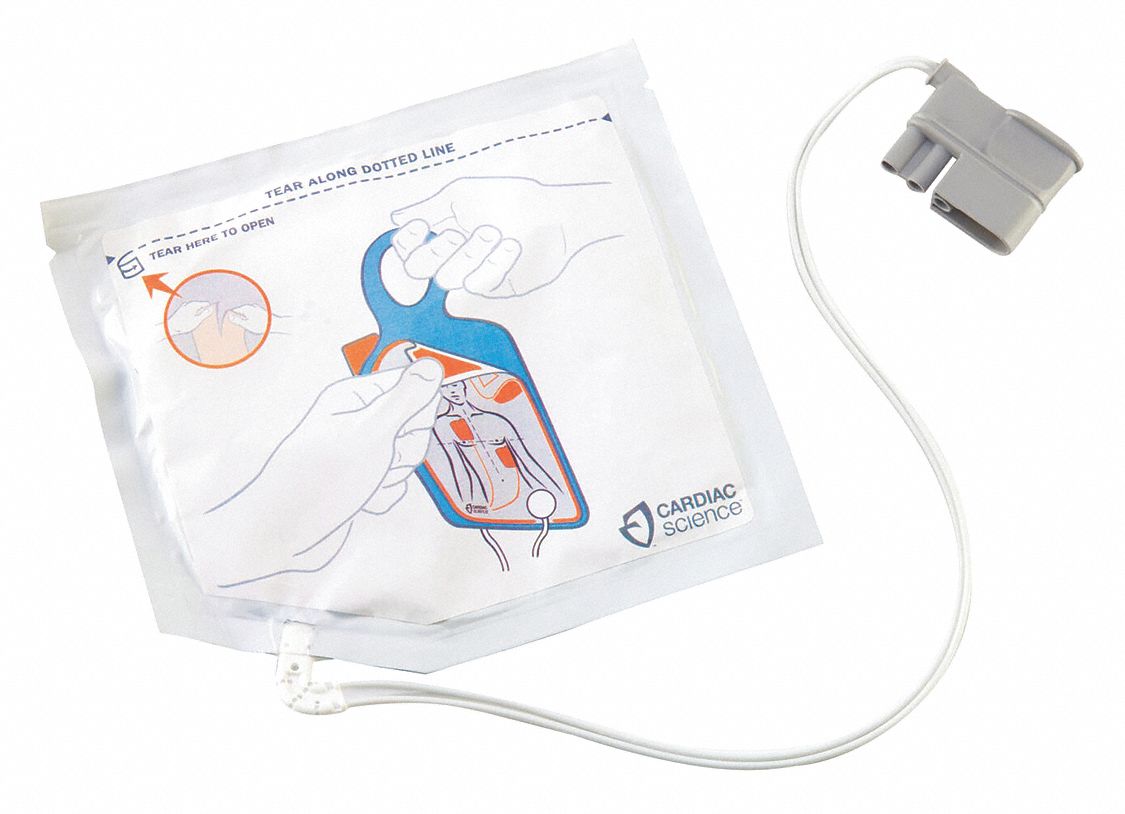 Adult Defibrillation Pads: Powerheart G5 AED