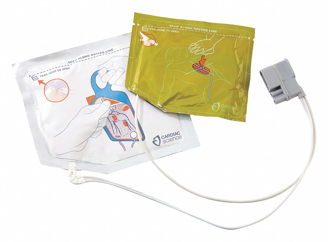 Adult Defibrillation Pads With Feedback: Powerheart G5 AED
