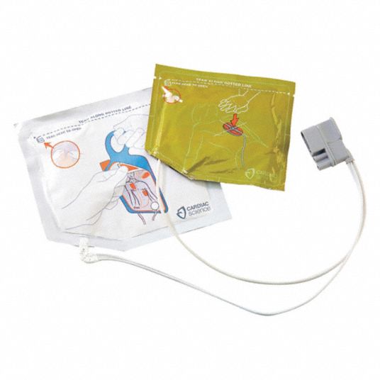 POWERHEART Adult Defibrillation Pads With Feedback; For Use With