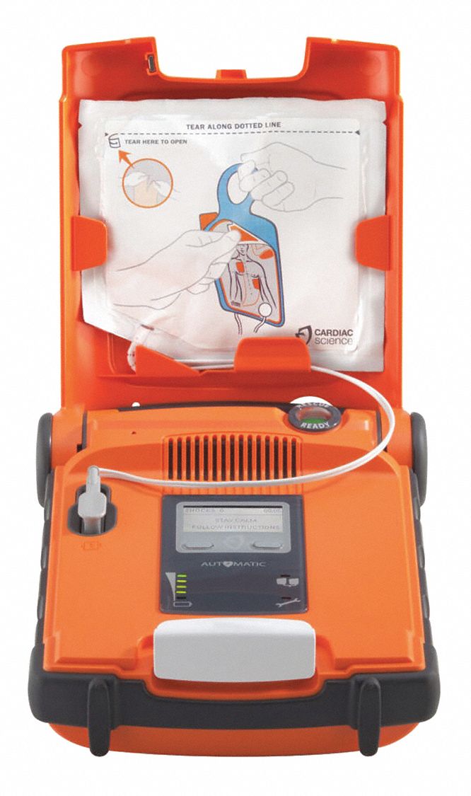 Defibrillator / AED: Auto, Pediatric (22J to 82J)/Adult (95J to 354J), Up to 8 seconds