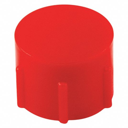 Red, Shore D: 41-46, Sleeve Cap - 60MR03|SC-161 161Q1 - Grainger