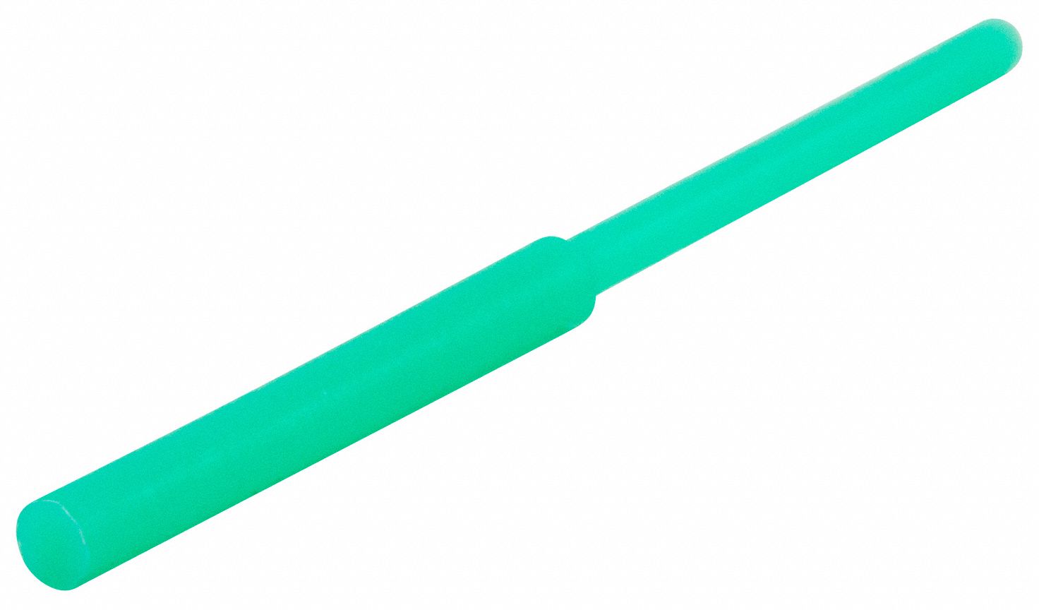 Ultrabake Silicone Pull Plug: Silicone, For 0.0625 in Hole, Light Green, 0.612 in Plug Lg, 500 PK