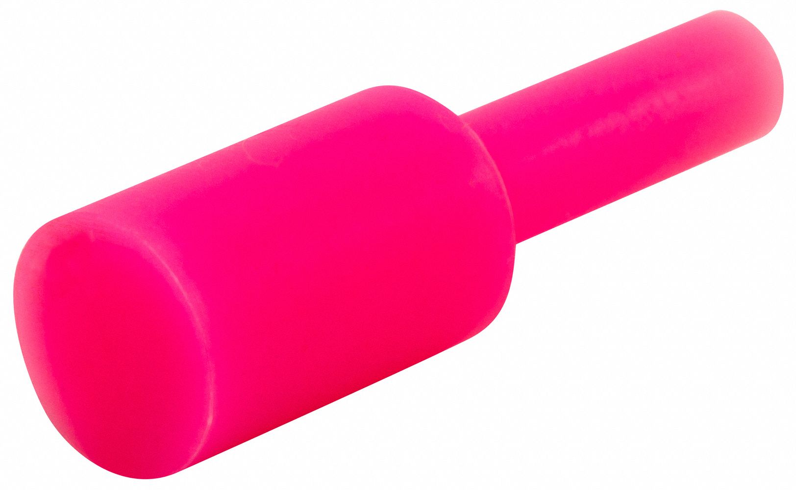 Ultrabake Silicone Pull Plug: Silicone, For 0.78125 in Hole, Pink, 1.25 in Plug Lg, 100 PK