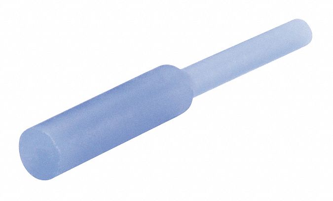 Ultrabake Silicone Pull Plug: Silicone, For 0.15625 in Hole, Light Blue, 0.625 in Plug Lg, 500 PK