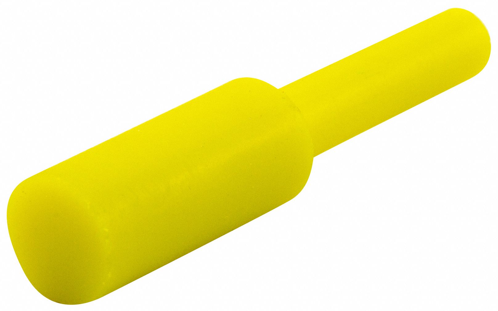 Ultrabake Silicone Pull Plug: Silicone, For 0.4375 in Hole, Yellow, 1 in Plug Lg, 250 PK