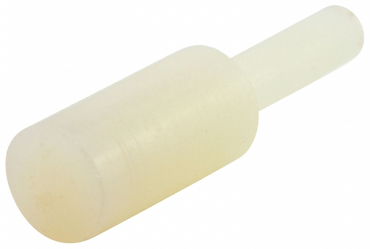 Ultrabake Silicone Pull Plug: Silicone, For 0.5 in Hole, Clear, 1 in Plug Lg, 250 PK