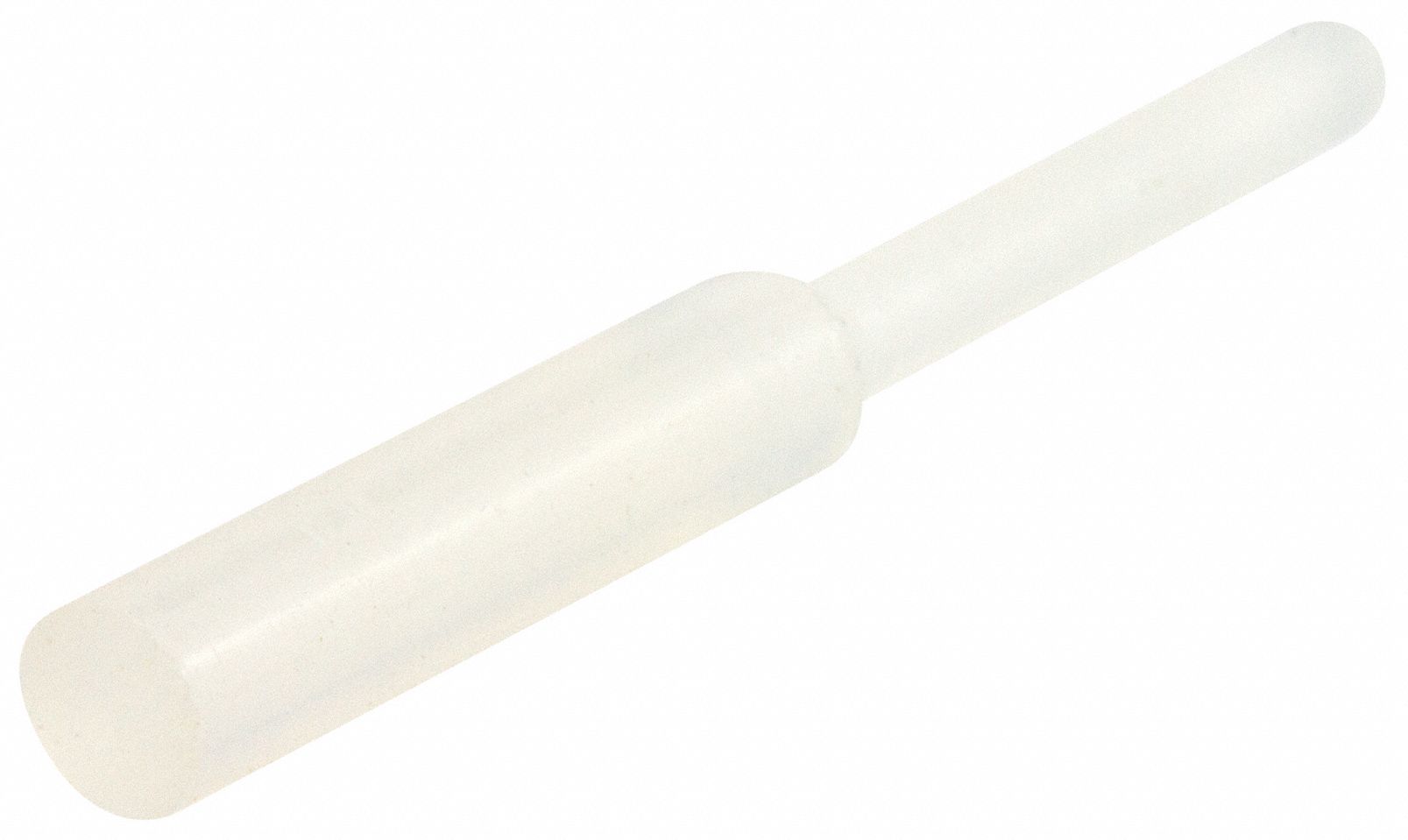 Ultrabake Silicone Pull Plug: Silicone, For 0.125 in Hole, Clear, 0.625 in Plug Lg, 500 PK