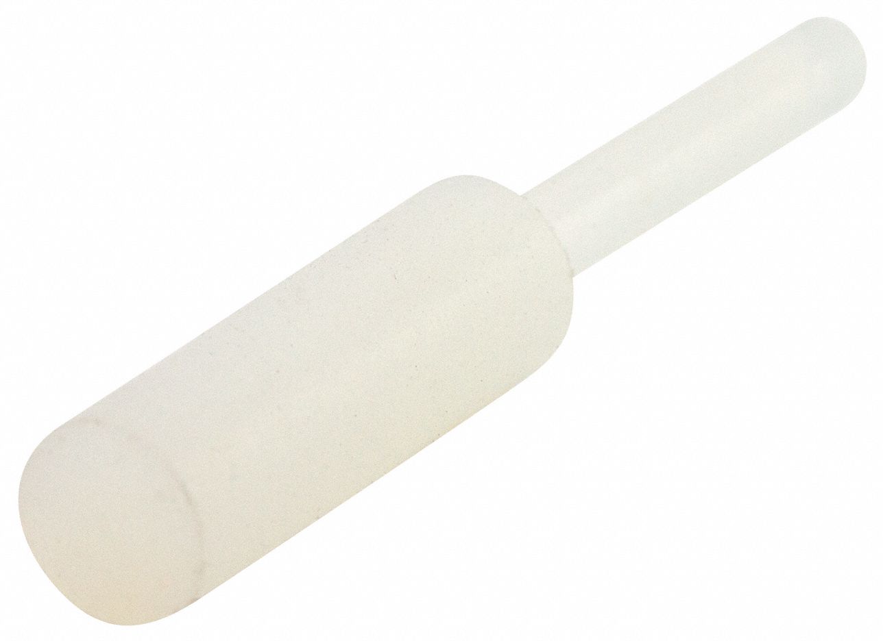 Ultrabake Silicone Pull Plug: Silicone, For 0.265625 in Hole, Clear, 0.937 in Plug Lg, 500 PK