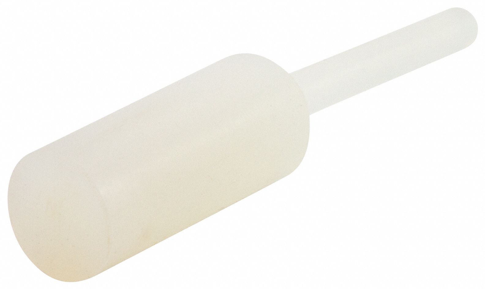 Ultrabake Silicone Pull Plug: Silicone, For 0.4375 in Hole, Clear, 1 in Plug Lg, 250 PK
