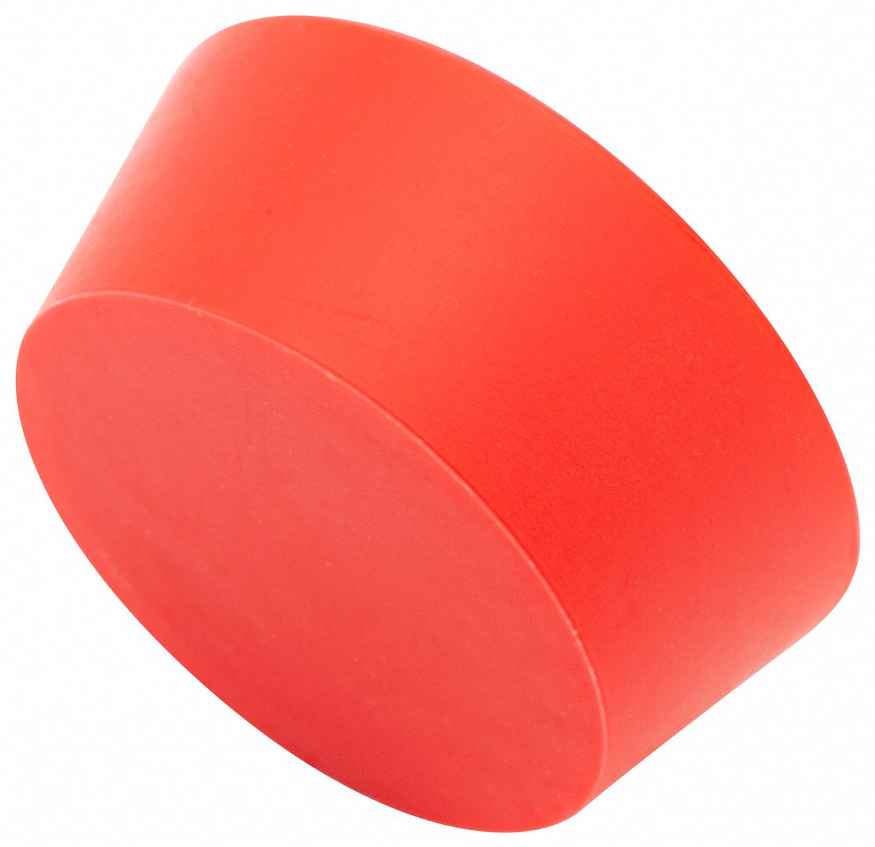 Tapered Plug: Silicone, For 2.125 in to 2.5 in Hole, Red, 2.5 in Plug Dia at Top, Solid, 25 PK