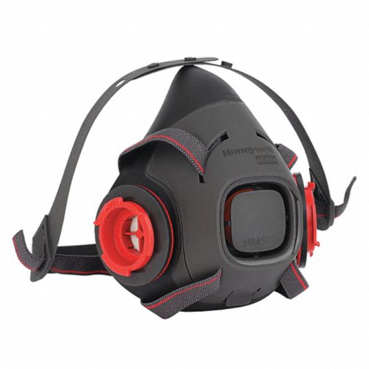 HONEYWELL NORTH Half Mask Respirator, HM500 Series, S, Cartridges ...