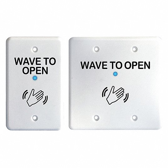 Wave to Open Touchless Switch - 60NJ51|10MS31U-W - Grainger