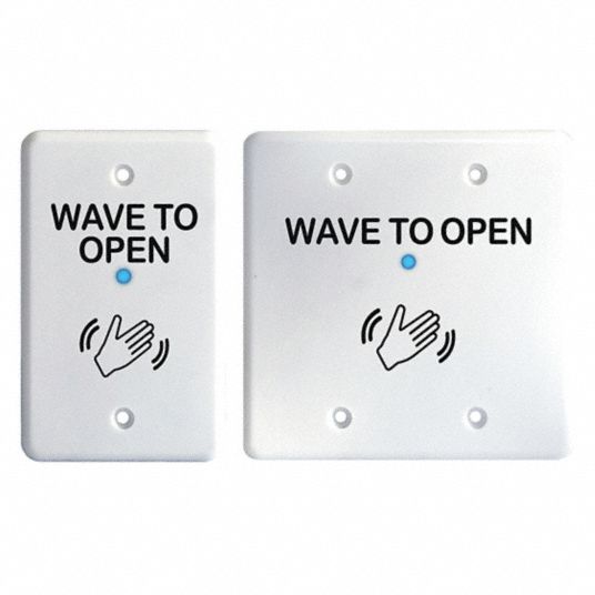 Wave to Open Touchless Switch 60NJ51|10MS31U-W - - Grainger