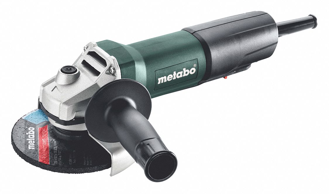 MEULEUSE D'ANGLE, À FIL, 120 V/8 A, 4½ PO/5 PO DIAM, INTERRUPTEUR À PALETTE, ⅝ PO-11, 11 500 TR/MIN, CÂBLE 8 PI