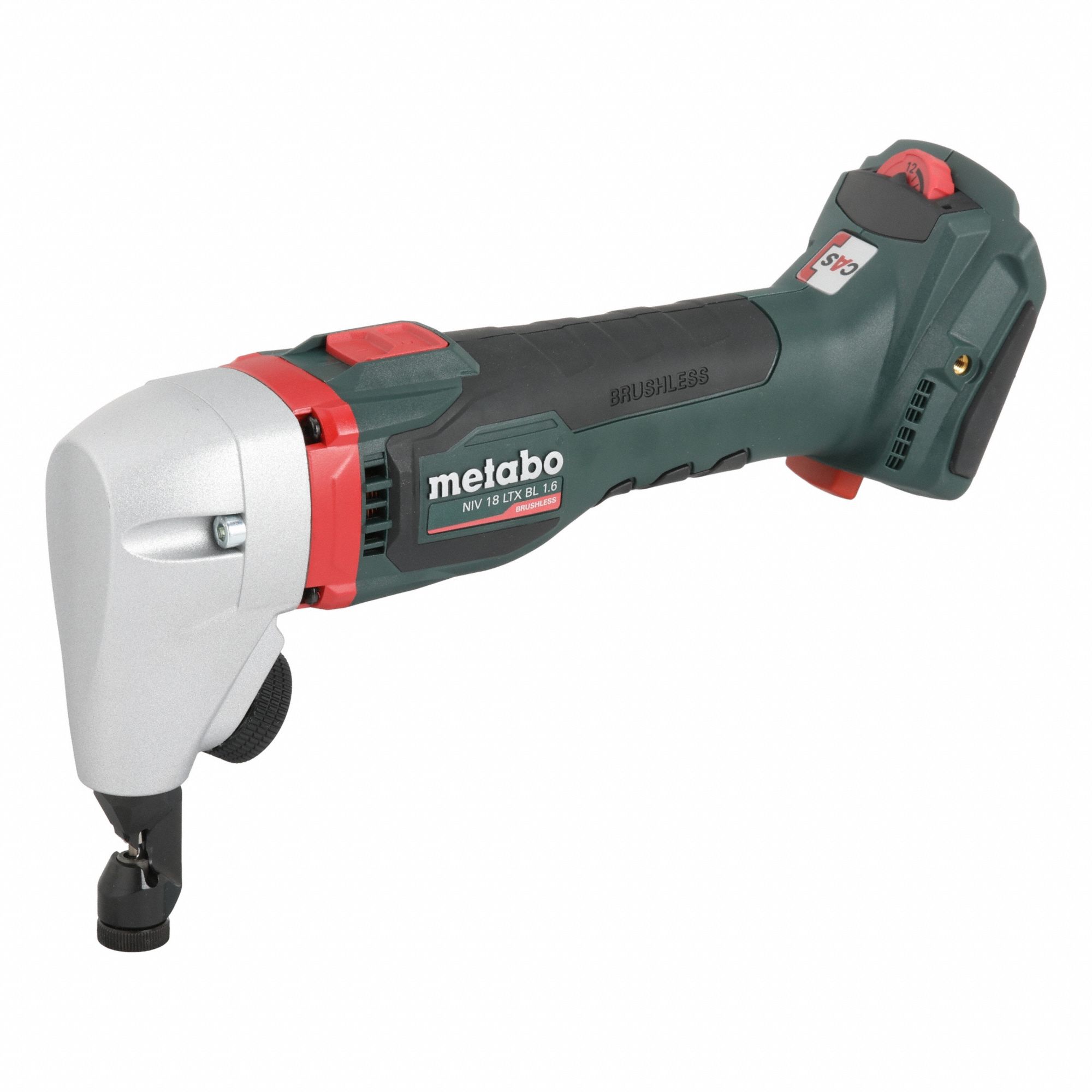 Nibbler: 18V DC, 16 ga Capacity (Steel), 18 ga Capacity (Stainless Steel), Brushless Motor