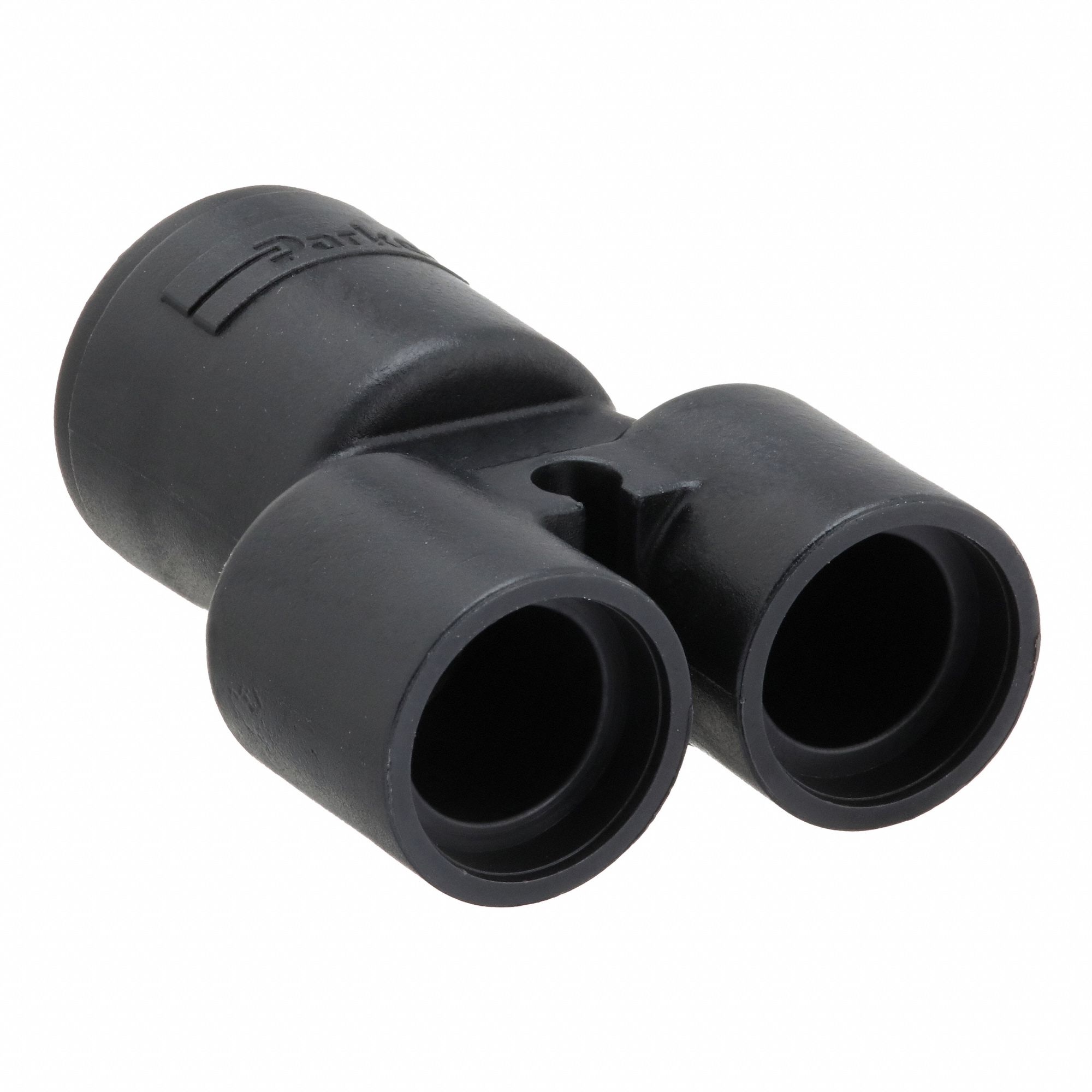 Push-Fit Wye Fitting: Wye, 1/2 in OD 1/2 in OD x 1/2 in OD Size, PVDF