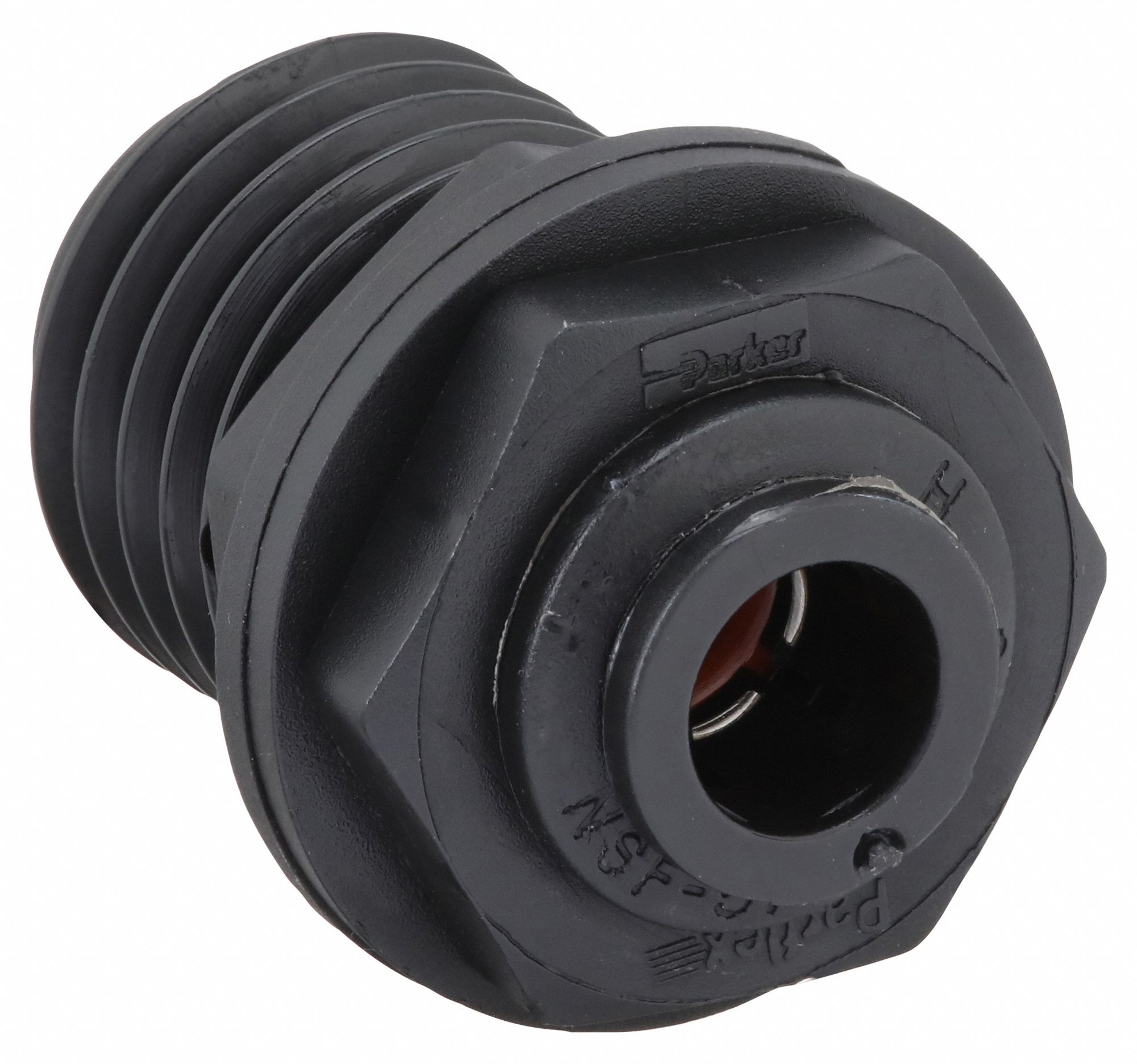 Push-Fit Union Fitting: Union, 1/4 in OD 1/4 in OD Size, Push-to-Connect x Push-to-Connect