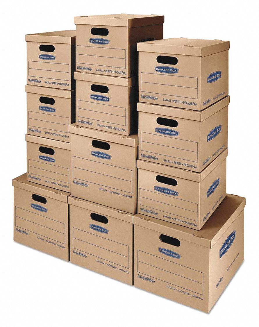 SMOOTHMOVE Moving Box, Classic Moving Box, Double Wall, 14x15x18 in