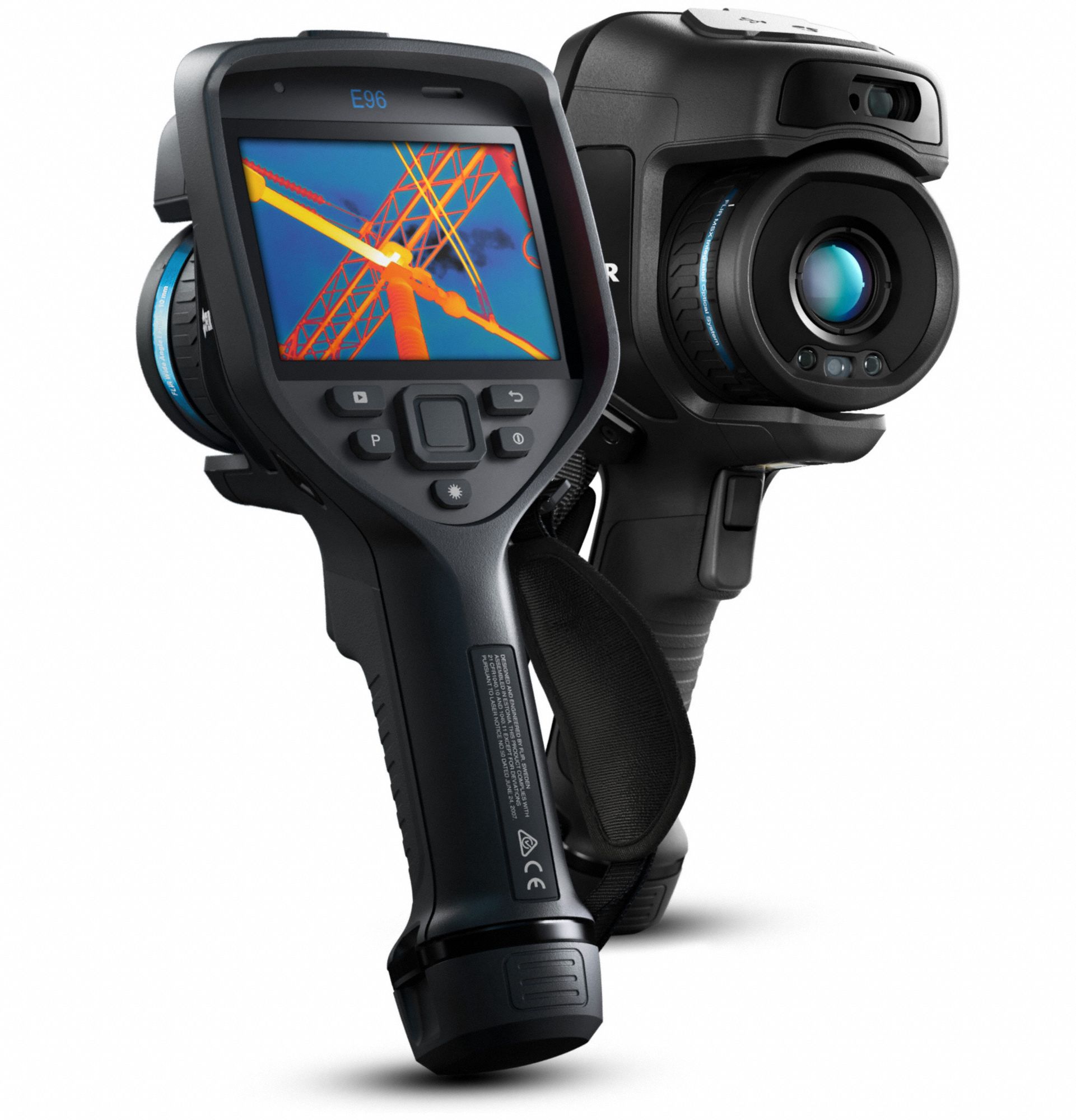Infrared Camera: 14° x 10°, SD Card/USB/Wireless, 640 x 480, FLIR Exx, Digital Display/Sound