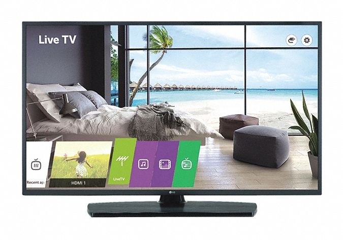 Hospitality HDTV: 55 in HDTV Screen Size, 2160 (4K), 120 Hz Screen Refresh Rate, 3 HDMI Inputs