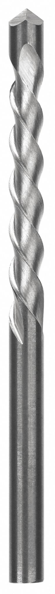 Cut-Out Bit: High Speed Steel, 3/16 in Drill Bit Dia, 1 5/16 in Cutting Dp, 2 PK