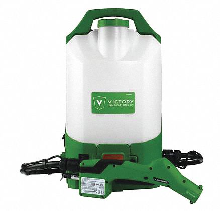 Electrostatic  Backpack Sprayer: Backpack, 2 1/4 gal Sprayer Tank Capacity