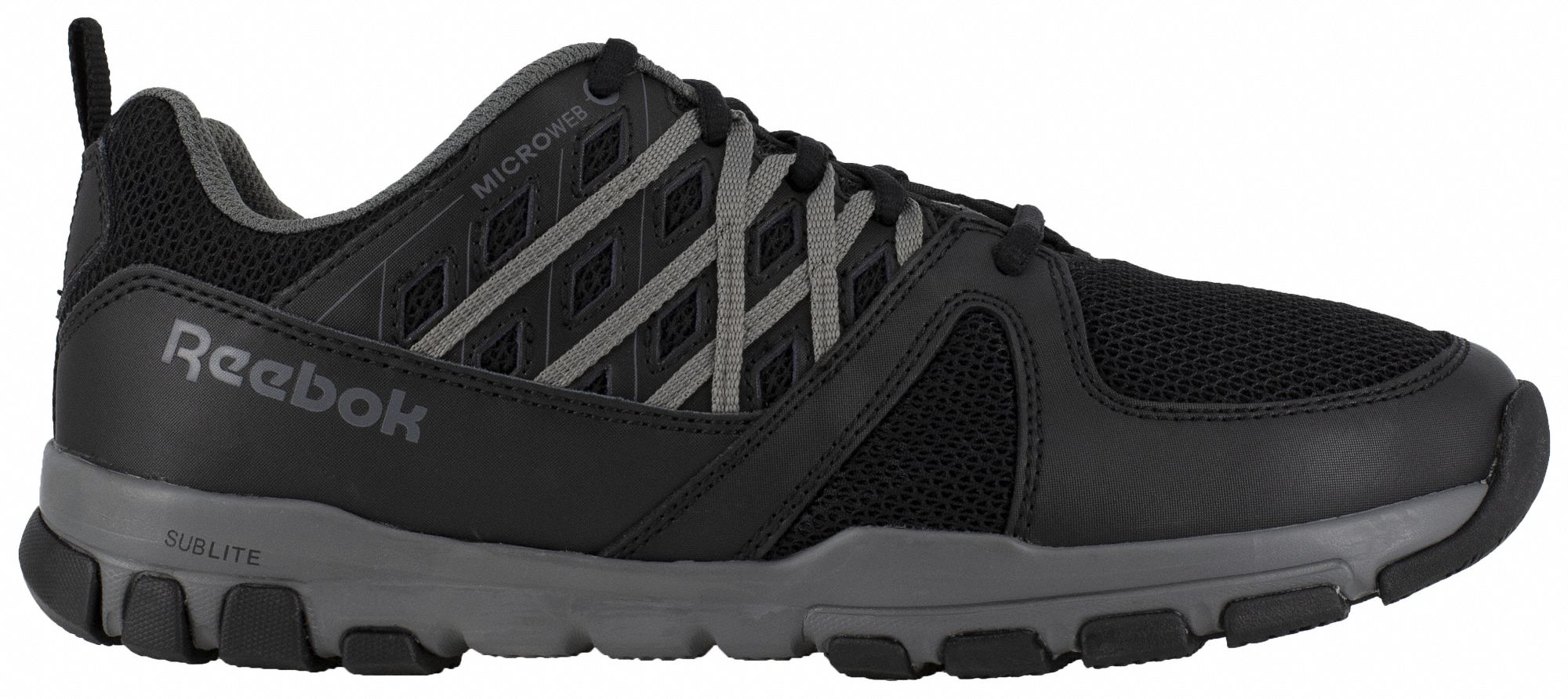 REEBOK, M, 14, Reebok Mens Athletic Shoe,Plain Toe,14M 60NW09RB4015