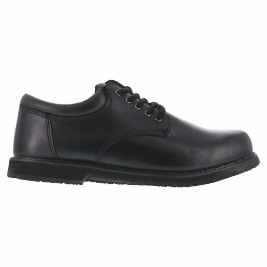 REEBOK Oxford Shoe, 10 1/2, W, Men's, Black, Plain Toe Type - 60NW65 ...