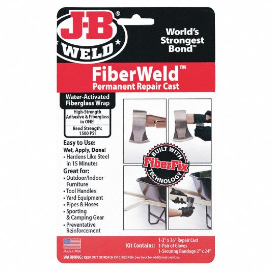 FIBERWELD 2 in x 3 ft Black Pipe Repair Kit for 1 in Pipe Dia. 60PP28